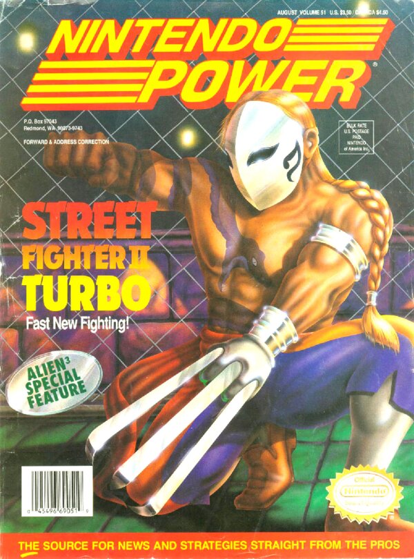 Nintendo Power Issue 051 (August 1993) cover